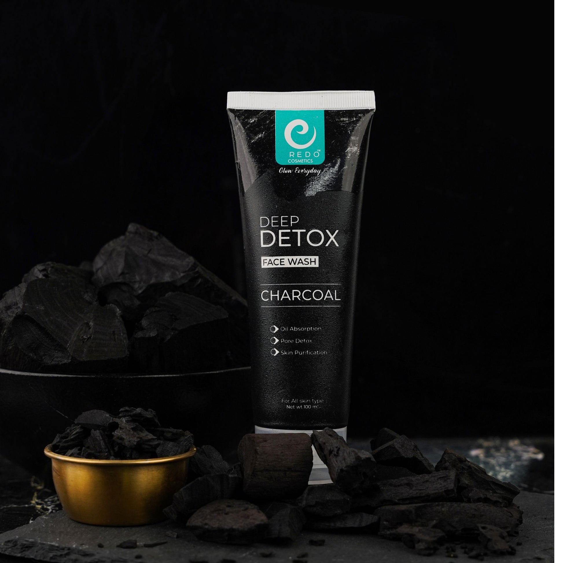 Deep Detox Charcoal Face Wash for Clear, Radiant Skin - MAT Beauty