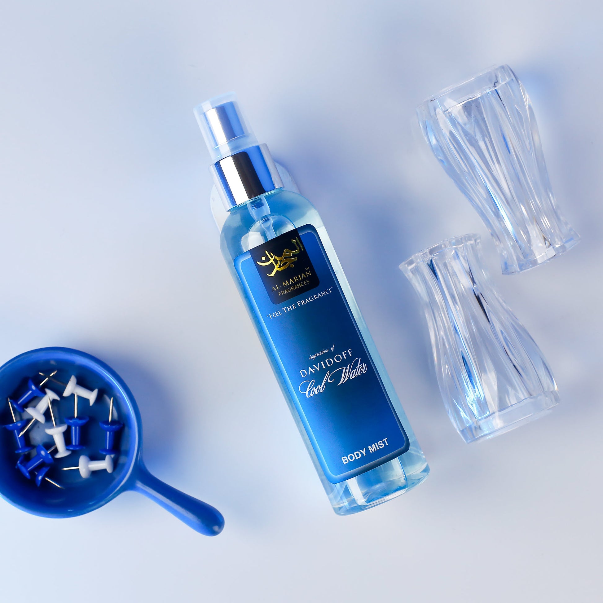 Al Marjan Cool Water Body Mist - Refreshing Fragrance for All-Day Invigoration - MAT Beauty