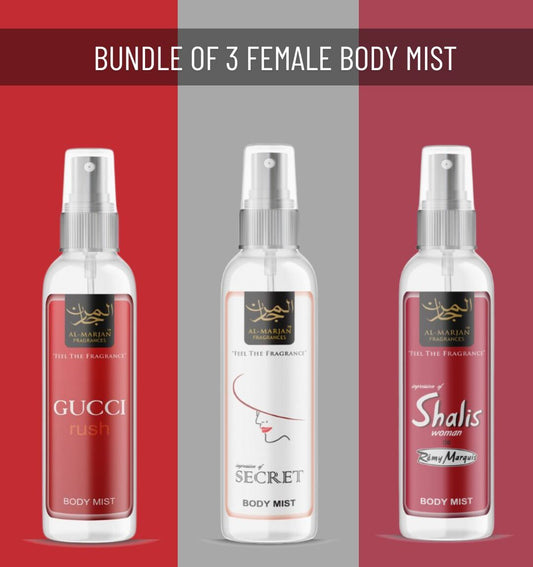 Summer Offer on Female Body Mist Bundle for Refreshing Fragrance - MAT Beauty
