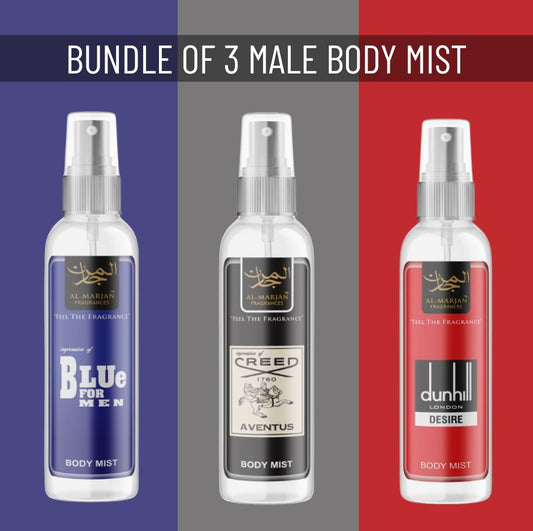 Summer Body Mist Bundle for Men - Refreshing Fragrance Collection - MAT Beauty