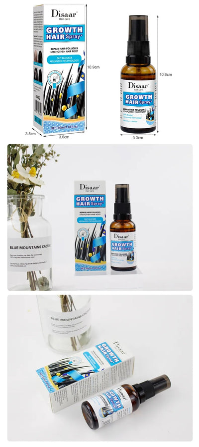 Vegan Ginseng Hair Growth Spray - Natural 30ml Anti-Hair Loss Solution - MAT Beauty