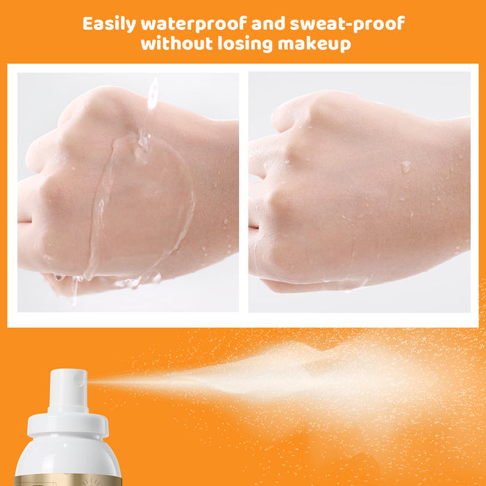 Disaar 24K SPF60 Tinted Sunscreen Spray 160ml - Anti-UV, Long-lasting, Sweatproof Protection - MAT Beauty