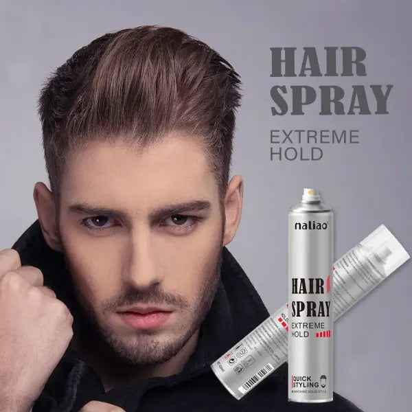 Maliao Hair Spray Strong Hold - Ultimate Quick Styling & Long-Lasting Hair Fixing Spray for Men | 420ml - MAT Beauty