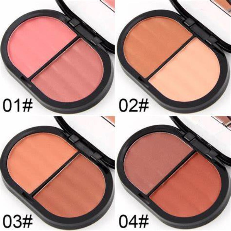 Miss Rose Blusher Palette for Radiant Cheeks and Flawless Glow - MAT Beauty