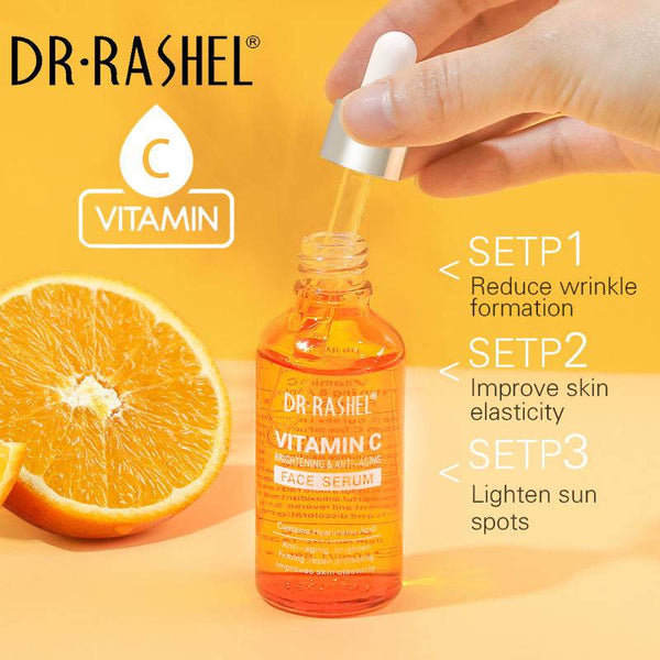 Dr Rashel Vitamin C Brightening & Anti Aging Face Serum - 50ml | Powerful Dr Rashel Vitamin C Serum - MAT Beauty
