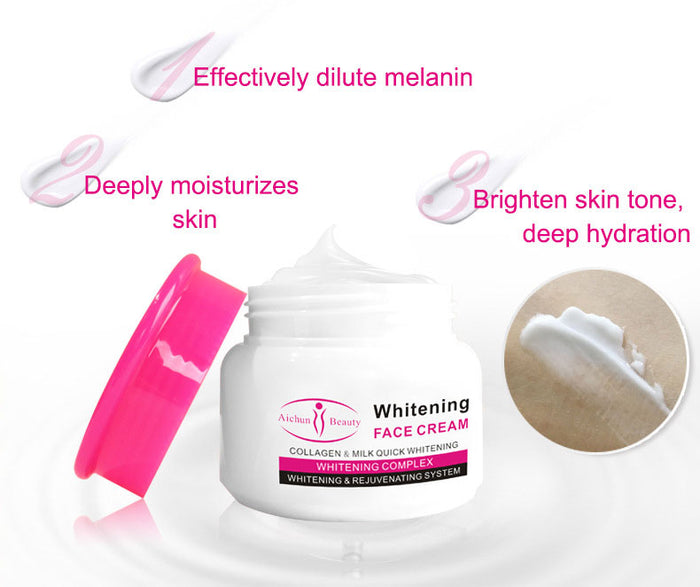Aichun Beauty Collagen Moisturizing Cream - Nourishing Face Cream with Milk, 60ml - MAT Beauty