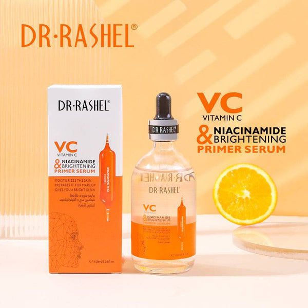 Dr Rashel Vitamin C Primer Serum with Niacinamide - Brightening Formula 100ml - MAT Beauty