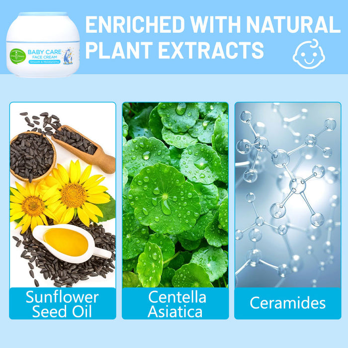 Aichun Beauty Baby Face Cream with Sunflower Oil Extract for Smooth and Moisturized Baby Skin - MAT Beauty