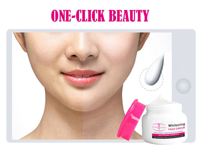 Aichun Beauty Collagen Moisturizing Cream - Nourishing Face Cream with Milk, 60ml - MAT Beauty