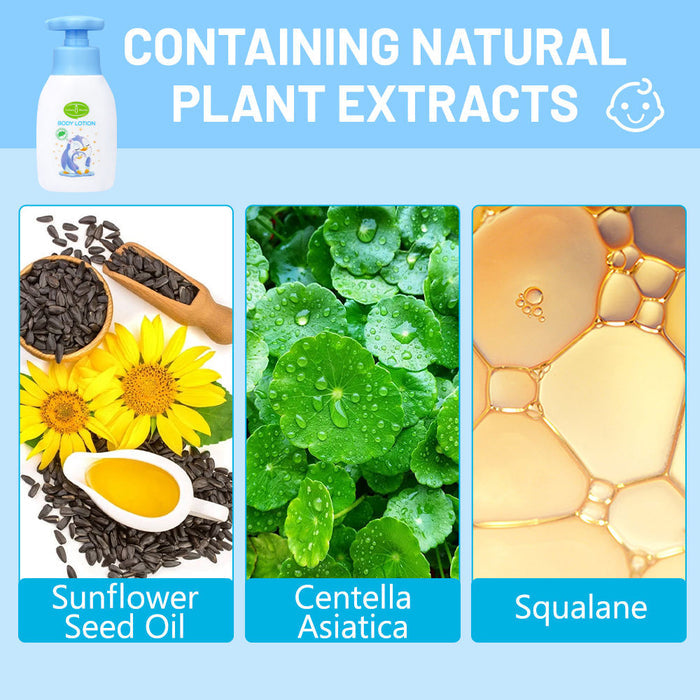 Aichun Beauty Baby Moisturizing Lotion - Natural Hydrating Face & Body Cream for Babies Skin Care - MAT Beauty