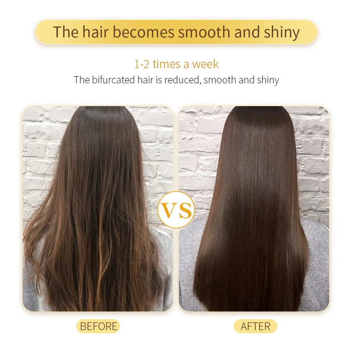 Keratin Organic Hair Mask - Original Natural Plant Creamy Formula for Silky Smooth Hair - MAT Beauty