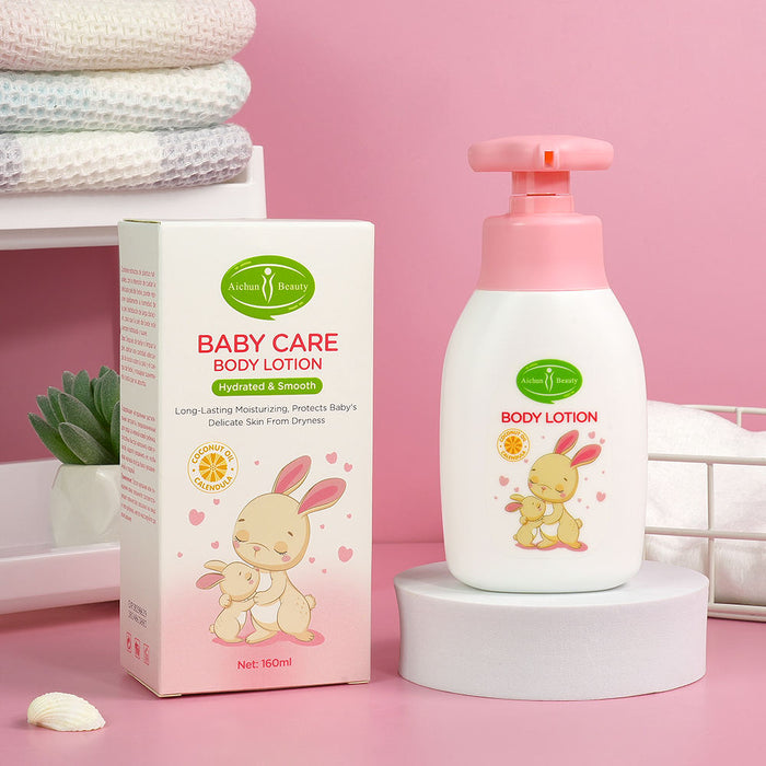 Aichun Beauty Natural Baby Moisturizing Lotion with Coconut Oil Extract for Skin Barrier Repair - MAT Beauty