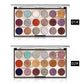 MISS ROSE Glitter Eyeshadow Palette - 18-Color Sequin Sparkle Collection - MAT Beauty