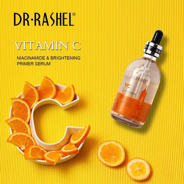 Dr Rashel Vitamin C Primer Serum with Niacinamide - Brightening Formula 100ml - MAT Beauty