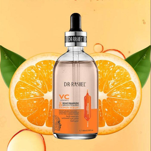 Dr Rashel Vitamin C Primer Serum with Niacinamide - Brightening Formula 100ml - MAT Beauty