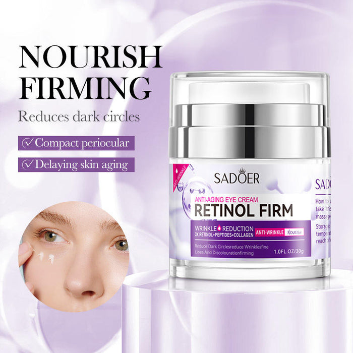SADOER Retinol Anti-Aging Eye Cream 30g - Firming & Youthful Skin - MAT Beauty