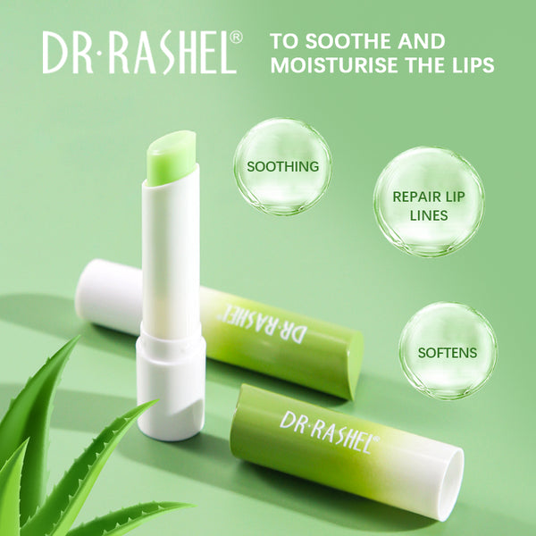 DR RASHEL Aloe Vera Lip Balm - Soothe and Moisturize Your Lips - MAT Beauty