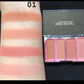 Original Miss Rose Bronzers Blush Palette - 4 Color Makeup Set - MAT Beauty