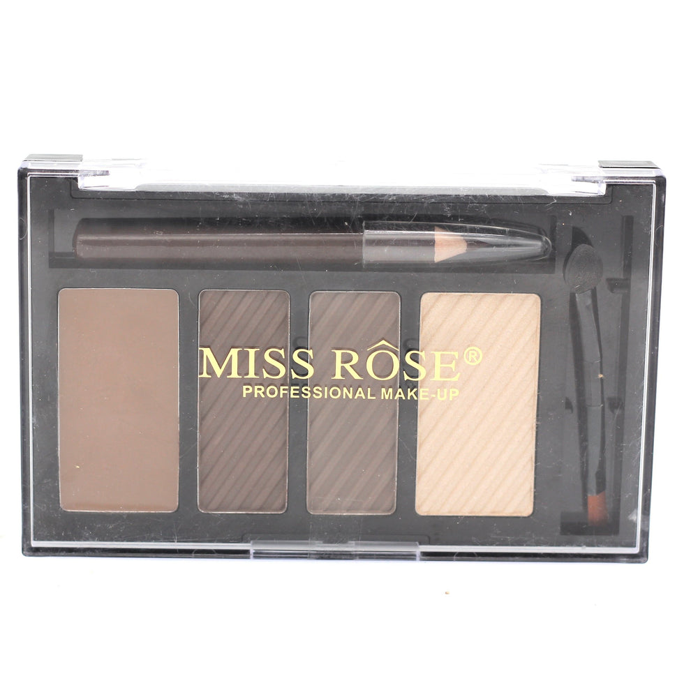 Miss Rose Eyebrow Kit - Professional 4 Color Eyebrow Kit for Flawless Brows - MAT Beauty