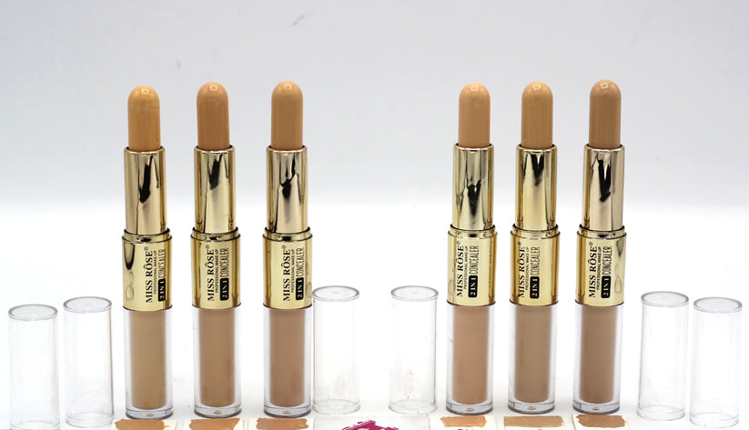Miss Rose 2 In 1 Liquid Concealer & Concealer Stick - Ultimate Miss Rose Concealer 2 In 1 Solution - MAT Beauty