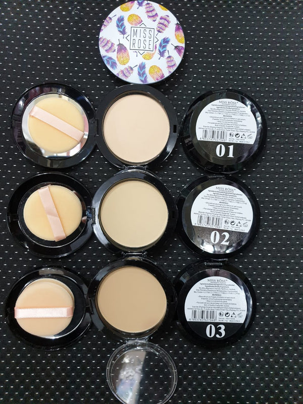 Rose Powder Matte Miss Rose Compact Powder for Flawless Matte Finish - Perfect Coverage ...