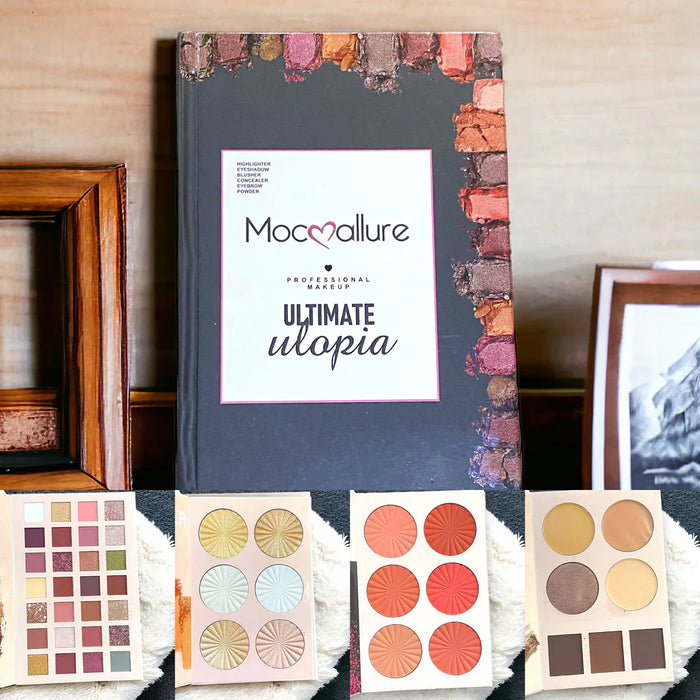 Mocallure Makeup Palette - Professional Ultimate Utopia 4 Pages Book Palette - MAT Beauty