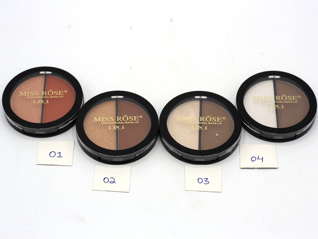 Miss Rose Contour Highlighter 2 In 1 for Flawless Makeup Application - MAT Beauty