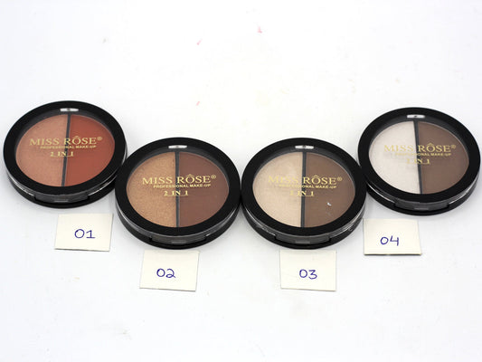 Miss Rose Contour Highlighter 2 In 1 for Flawless Makeup Application - MAT Beauty