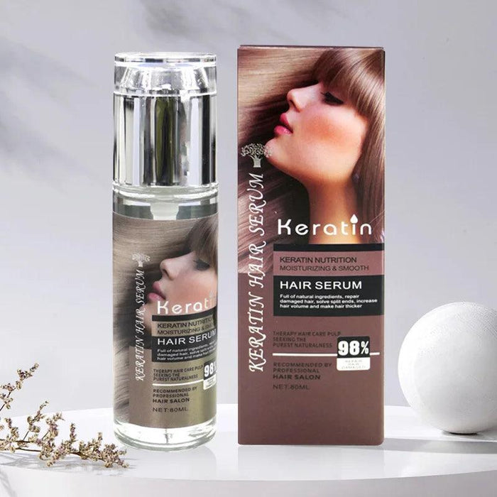 Keratin Hair Serum for Smooth and Moisturized Hair - 80ml - MAT Beauty
