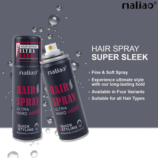 Maliao Ultra Hard Hairspray Level 7 – Maximum Hold, Extreme Firmness, Non-Greasy Finish 150ml - MAT Beauty