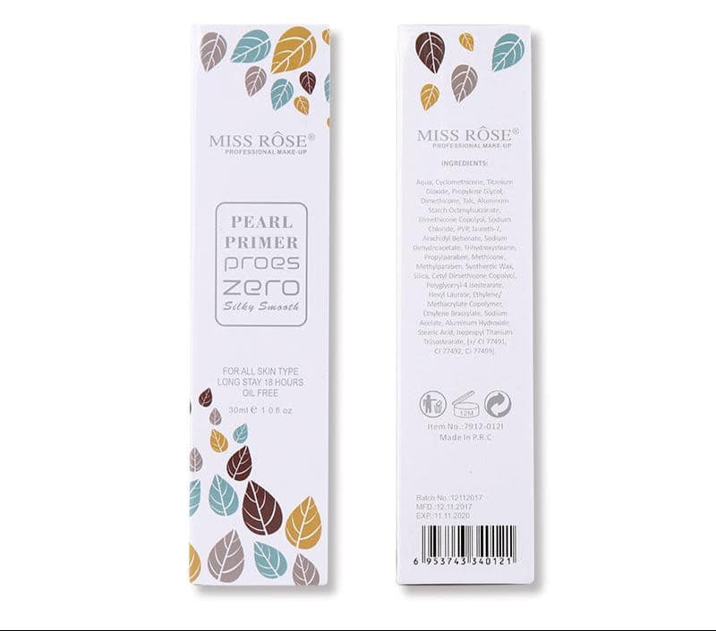 Miss Rose Zero Pore Primer for Flawless Skin and Smooth Makeup Application - MAT Beauty
