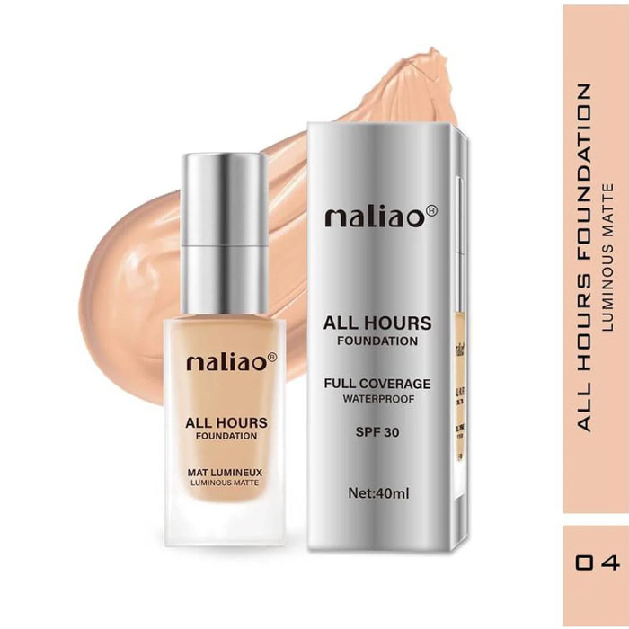Maliao SPF30 Foundation - Luminous Matte, Full Coverage, Waterproof for Ultimate Radiance - MAT Beauty