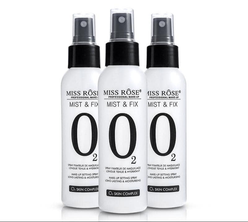 Miss Rose O2 Mist & Fix Setting Spray - Flawless Makeup Finish with Miss Rose Setting Spray - MAT Beauty