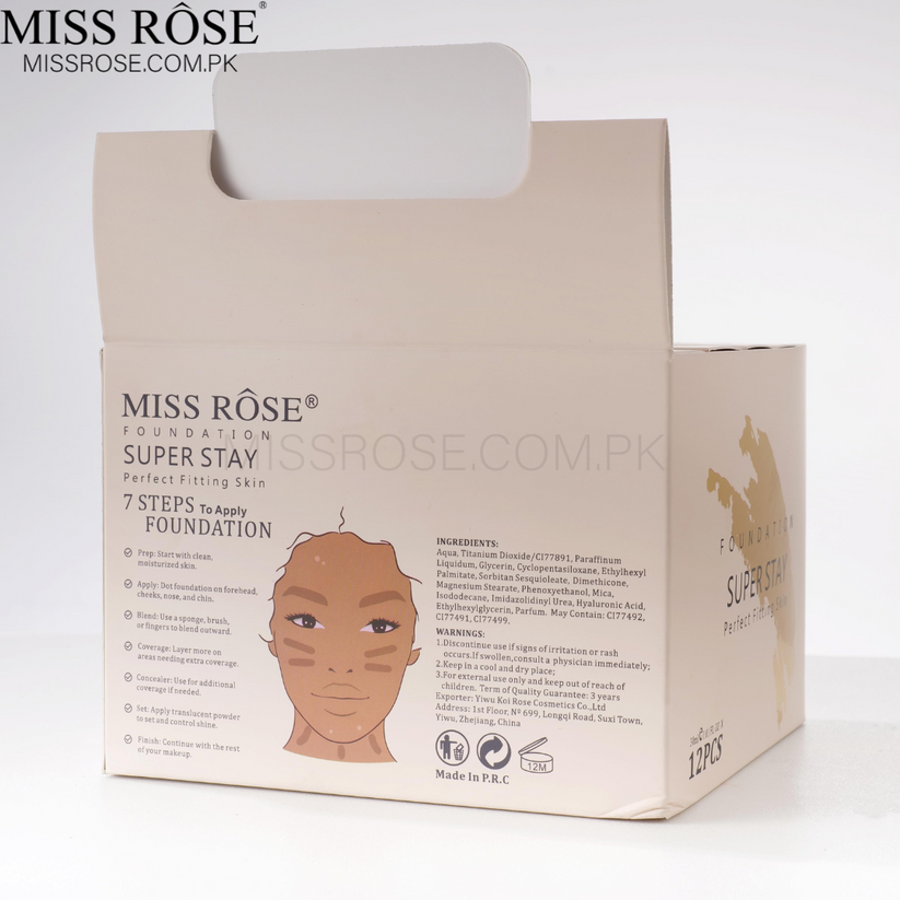 Miss Rose Super Stay Foundation for Perfect Fitting Skin - MAT Beauty