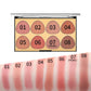 Miss Rose Blusher Palette - 8-Color Blusher for Radiant Cheeks - MAT Beauty