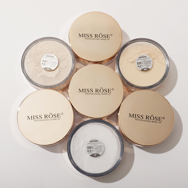 Miss Rose Luxury Gold Matte Setting Powder - Perfect Finish with Miss Rose Setting Powder - MAT Beauty