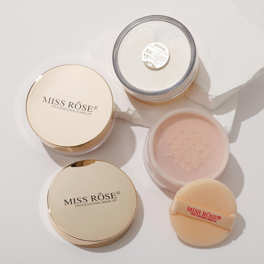 Miss Rose Luxury Gold Matte Setting Powder - Perfect Finish with Miss Rose Setting Powder - MAT Beauty