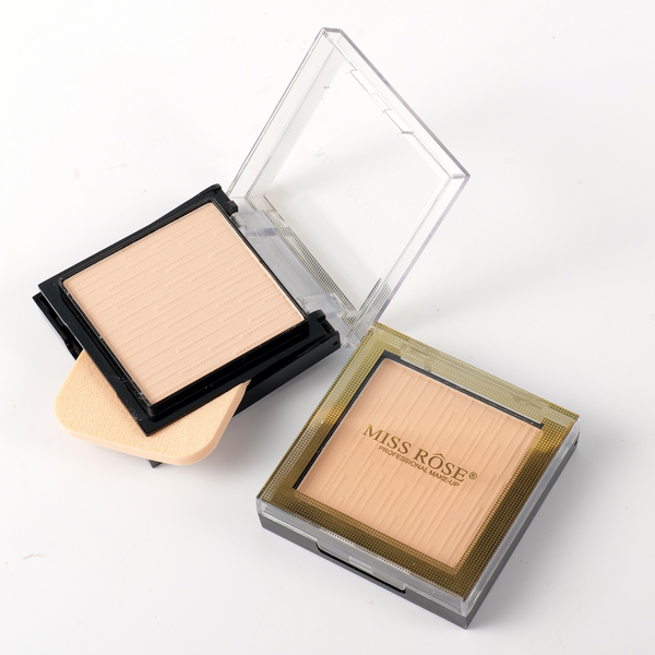 Miss Rose Compact Powder for Flawless Finish - Perfect Veil Formula - MAT Beauty