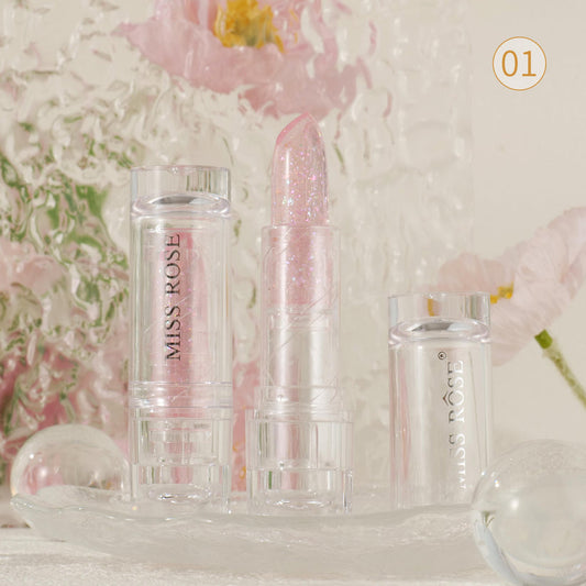 Miss Rose Glitter Jelly Balm for Luminous and Hydrated Lips - MAT Beauty