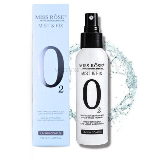 Miss Rose O2 Mist & Fix Setting Spray - Flawless Makeup Finish with Miss Rose Setting Spray - MAT Beauty