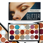 MISS ROSE Glitter Eyeshadow Palette - 18-Color Sequin Sparkle Collection - MAT Beauty
