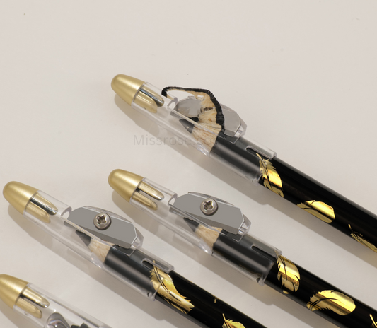 Miss Rose Eyebrow Pencil - 2-in-1 Perfect Black Shade for Flawless Brows - MAT Beauty