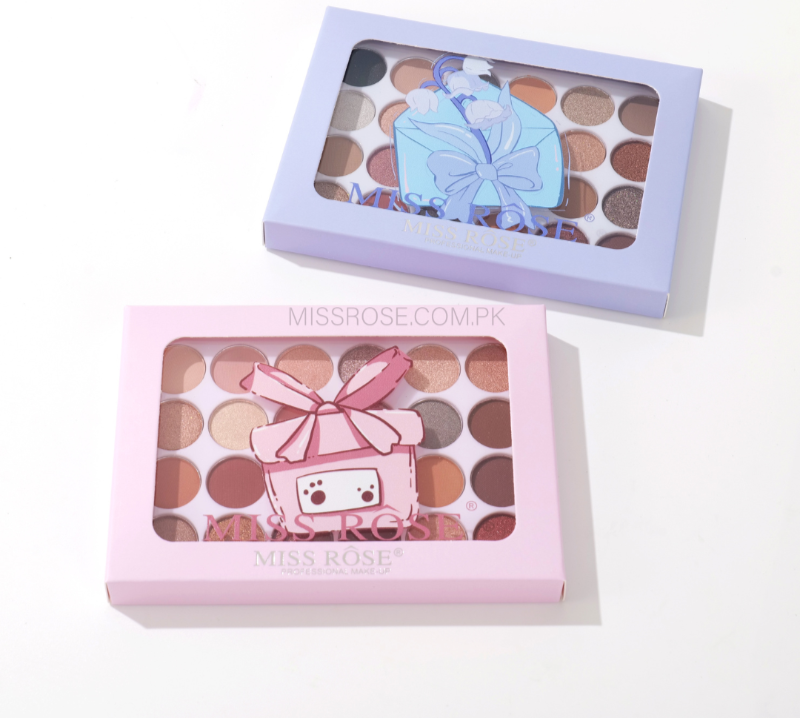 Miss Rose Eyeshadow Palette - 24 Colors for Stunning Looks - MAT Beauty