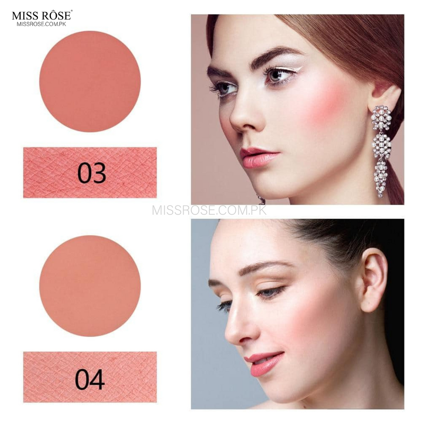 Miss Rose Blush Palette - 8 Color Blush Palette for Radiant Cheeks - MAT Beauty