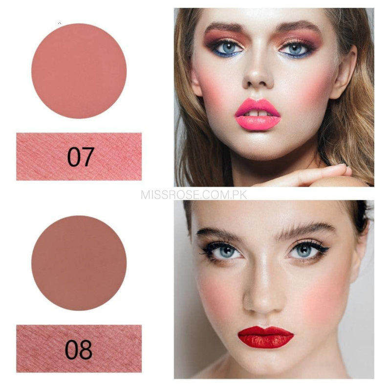 Miss Rose Blush Palette - 8 Color Blush Palette for Radiant Cheeks - MAT Beauty