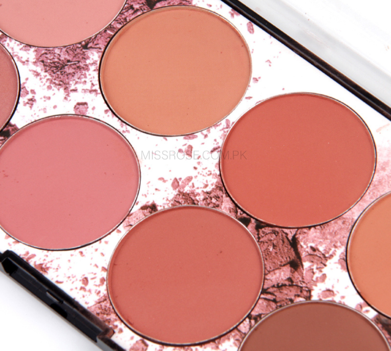 Miss Rose Blush Palette - 8 Color Blush Palette for Radiant Cheeks - MAT Beauty