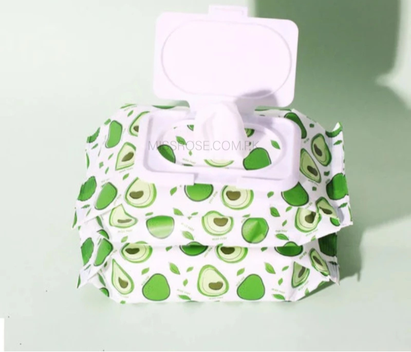 Miss Rose Avocado Facial Wipes for Effortless Cleansing and Radiant Skin - MAT Beauty