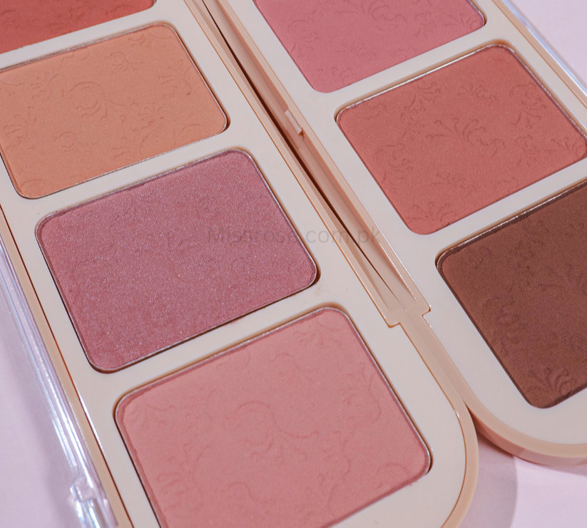 Miss Rose Blush Palette - 4-Color Butter Blend Blush Collection - MAT Beauty