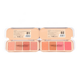 Miss Rose Blush Palette - 4-Color Butter Blend Blush Collection - MAT Beauty