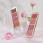 Miss Rose Blush Palette - 4-Color Butter Blend Blush Collection - MAT Beauty